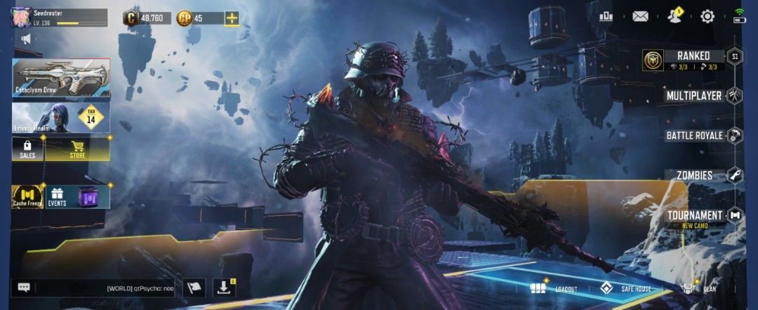 Codm acc (Category: Others) located in Singapore. Submitted by justanordinaryconsumer (Listing ID 1365923239, Image 1). Description: Spent above $200 for this account. Selling it for $170 RFS: Need the cash Meet up at my convenience Tags: CODM, Call of duty, acc.