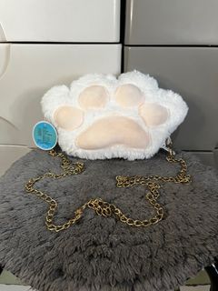 Cute Cat Paw Sling Bag x Pouch x Plush/Stuffed Toy