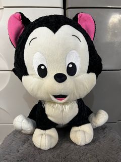 Disney Classic 1940 Film Pinocchio Figaro The Black and White Cat Plush/Stuffed Toy