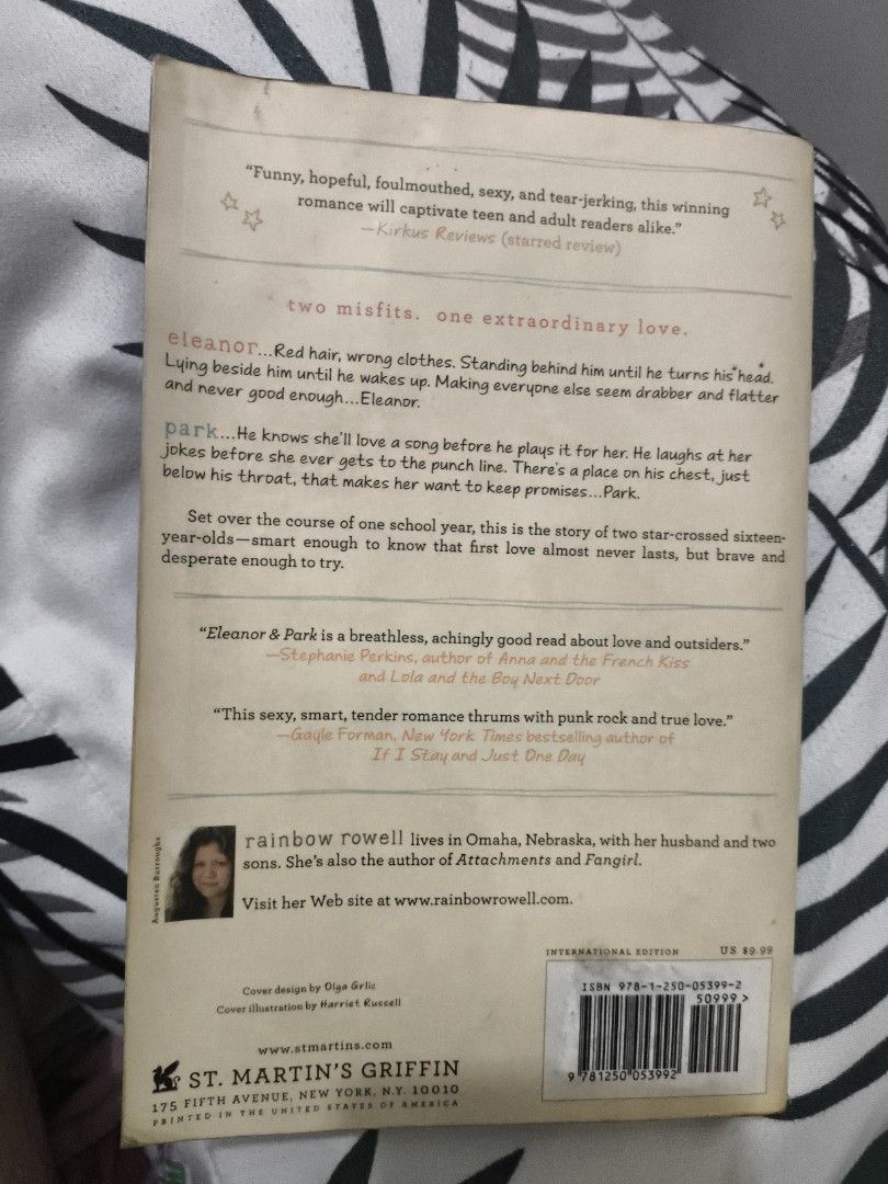 Eleanor and Park (Category: Storybooks) located in Manila. Submitted by sheeplit (Listing ID 1365870585, Image 2). Description: .
