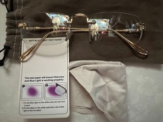 Eye glasses anti radiation photochromatic