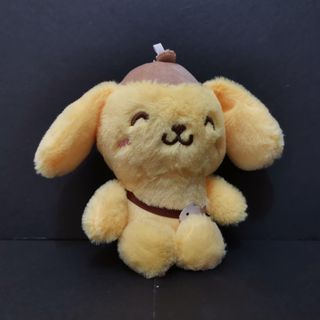 (Free Shipping) Sanrio Pompompurin Bag Charm (other tags: yellow, doll, pudding dog, stuffed toy, keychain, keyring, anik-anik, pendant)