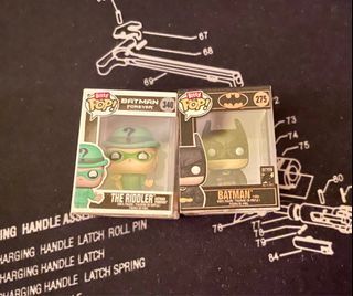 Funko Bitty Pop Batman 85th anniversary Batman 275 and Riddler Set