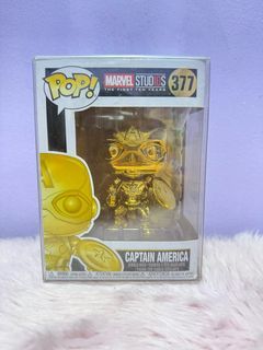 FUNKO POP MARVEL Captain America Gold (#377)
