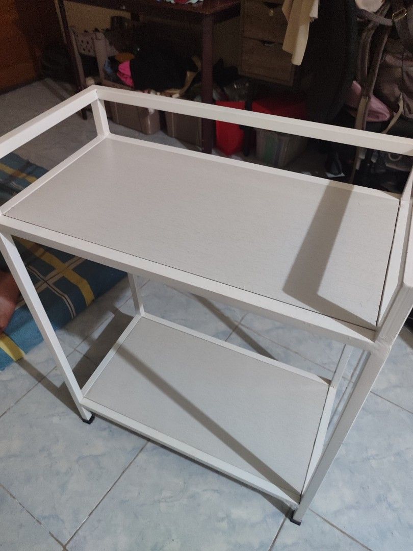 Heavy duty steel rack/Side table 2 layer, Furniture & Home Living ...
