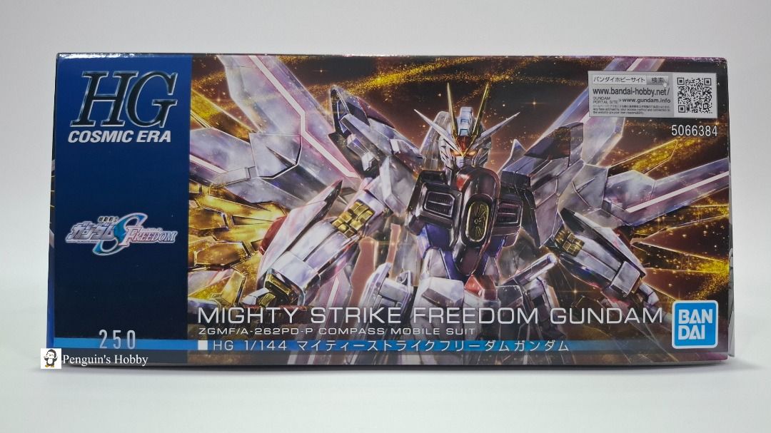 HGCE 1/144 Mighty Strike Freedom Gundam - Mobile Suit Gundam Seed Freedom (Category: Gundam Model Kits) located in Singapore. Submitted by penguinshobby (Listing ID 1365849510, Image 3). Description: From the Gundam series Mobile Suit Gundam Seed Freedom This is a brand new item that have not been opened, all contents are original. Self assembly is required. No glue necessary. 🚚 Delivery at additional fee of S$5.00 📦We pack your item with care❤