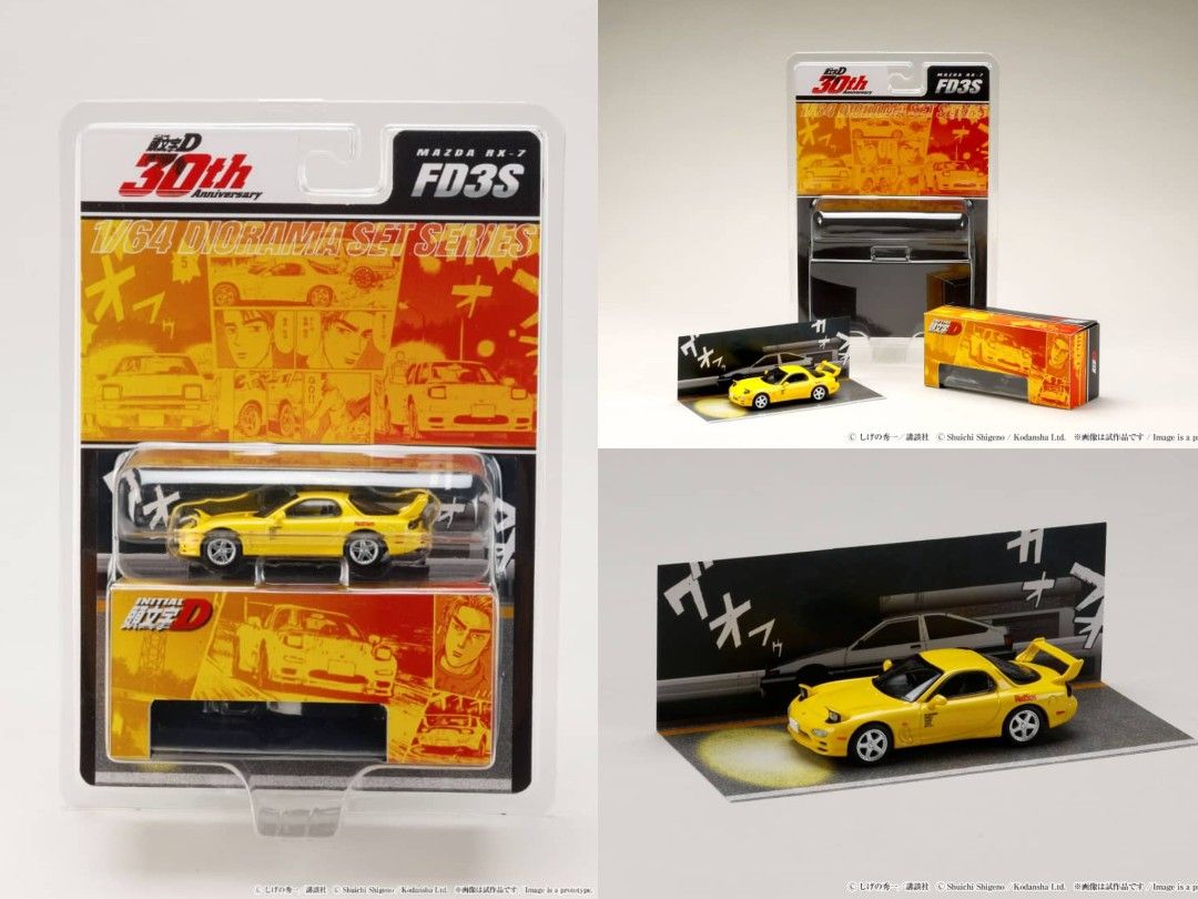 HJDM64 x Hobby Japan 1:64合金模型！頭文字Initial D 30th 周年纪念版