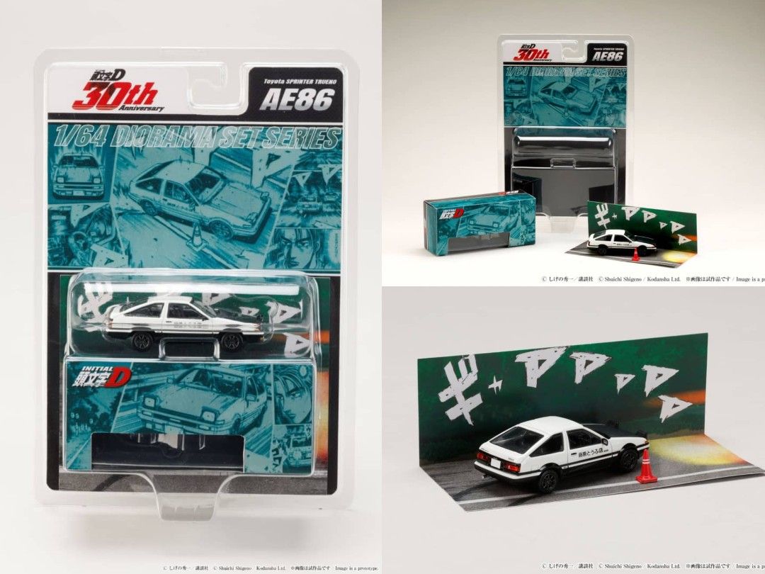 【未開封】頭文字D 30th 1/64 AE86＆IMPREZA 頭文字D 30th 1/64トレノ&インプレッサ富士スピードウェイ1500台