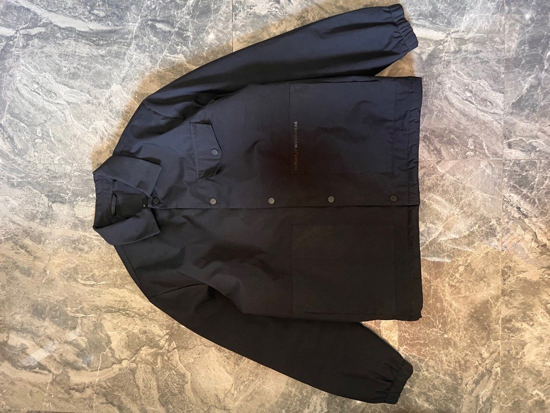 H&M FUTURE WORKWEAR JACKET (Category: Coats, Jackets and Outerwear) located in Iloilo. Submitted by lanieeeeeee (Listing ID 1365840521, Image 2). Description: Good as new no issue Can fit up to large.
