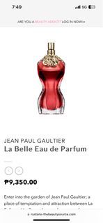 JEAN PAUL GAULTIER "la belle" EDP