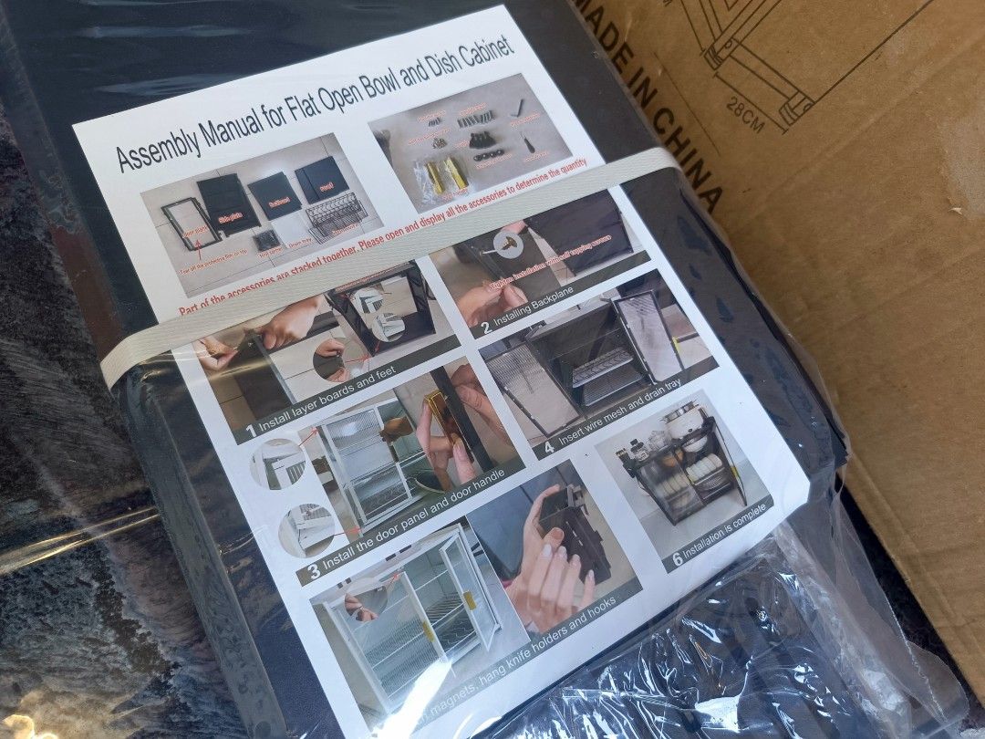 BIG Kitchen / Plate / Dish Organizer Cabinet 3-Layer 60cm (Category: Food Organization & Storage) located in Pasig City. Submitted by artliam888 (Listing ID 1365995156, Image 3). Description: Plate / Dish / Kitchen Rack Organizer Cabinet 3-Layer . 60cm x 28cm x 58cm . BRANDNEW never been used . Complete with box ₱1,190 pesos only I can assemble for you - additional ₱150. . Manggahan, Pasig City. Philippines 💴💶💵 Payment via, Bank, Gcash, BDO, U
