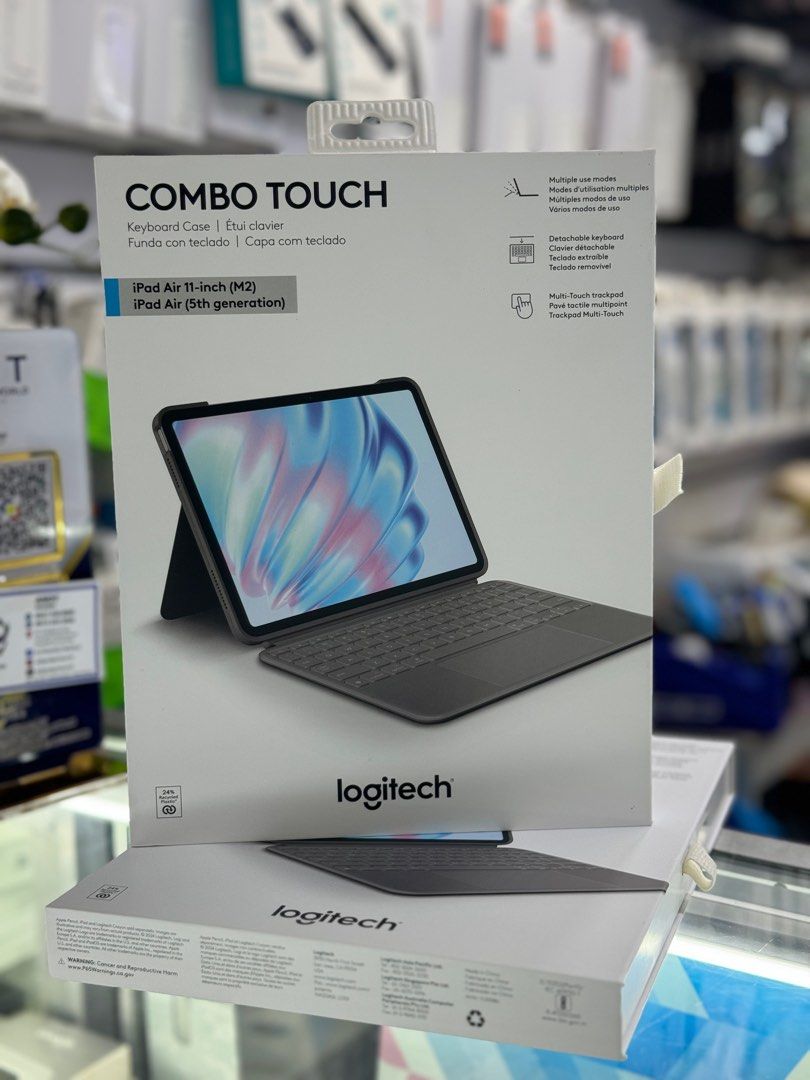 Logitech keyboard Combo touch for ipad Air 11” (Category: Laptops & Notebooks) located in San Juan City. Submitted by ajtswisswatches (Listing ID 1365840902, Image 1). Description: LOGITECH COMBO TOUCH keyboard Case for iPad Air 11” PHP 9900 NOTE: All units are:👈 - ✅100% original authentic We accept credit card for installment we accept bulk (wholesale) order Cash on deliver COD NCR/metro manila only + delivery charge Same day deliver We ship na