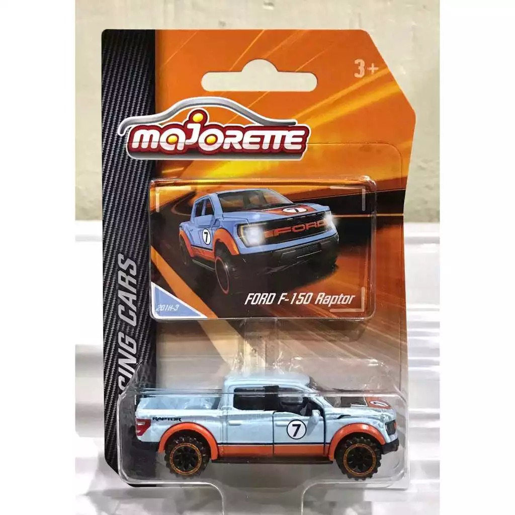 Majorette 1:62 Scale Racing Cars Series Ford F-150 Raptor (Gulf Oil ...