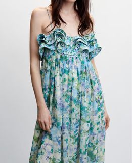 Mango Ruffle Dress