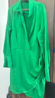 Mango silk dress