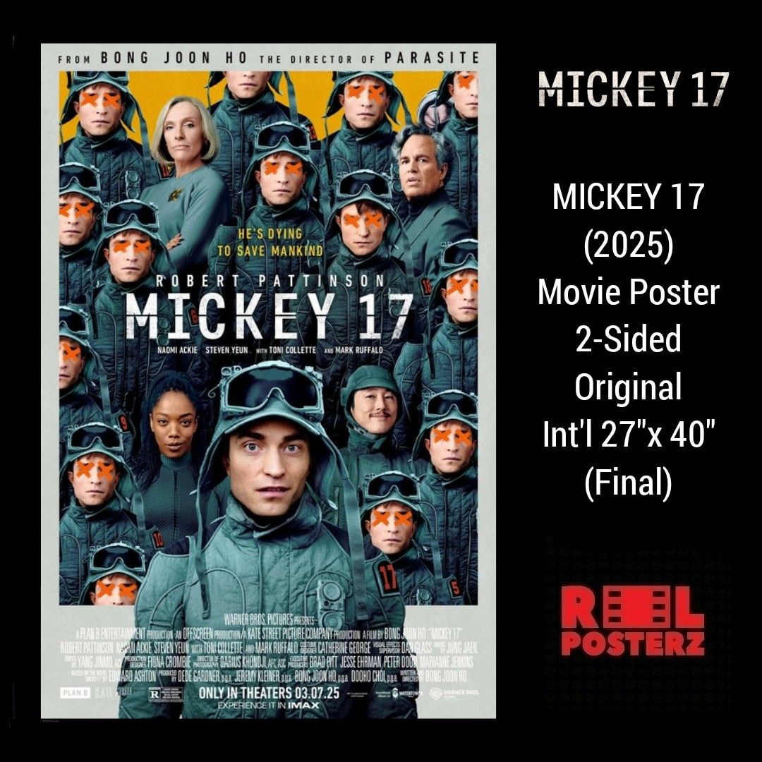 MICKEY 17 (2025) Movie Poster 2-Sided Original International 27"x 40 ...