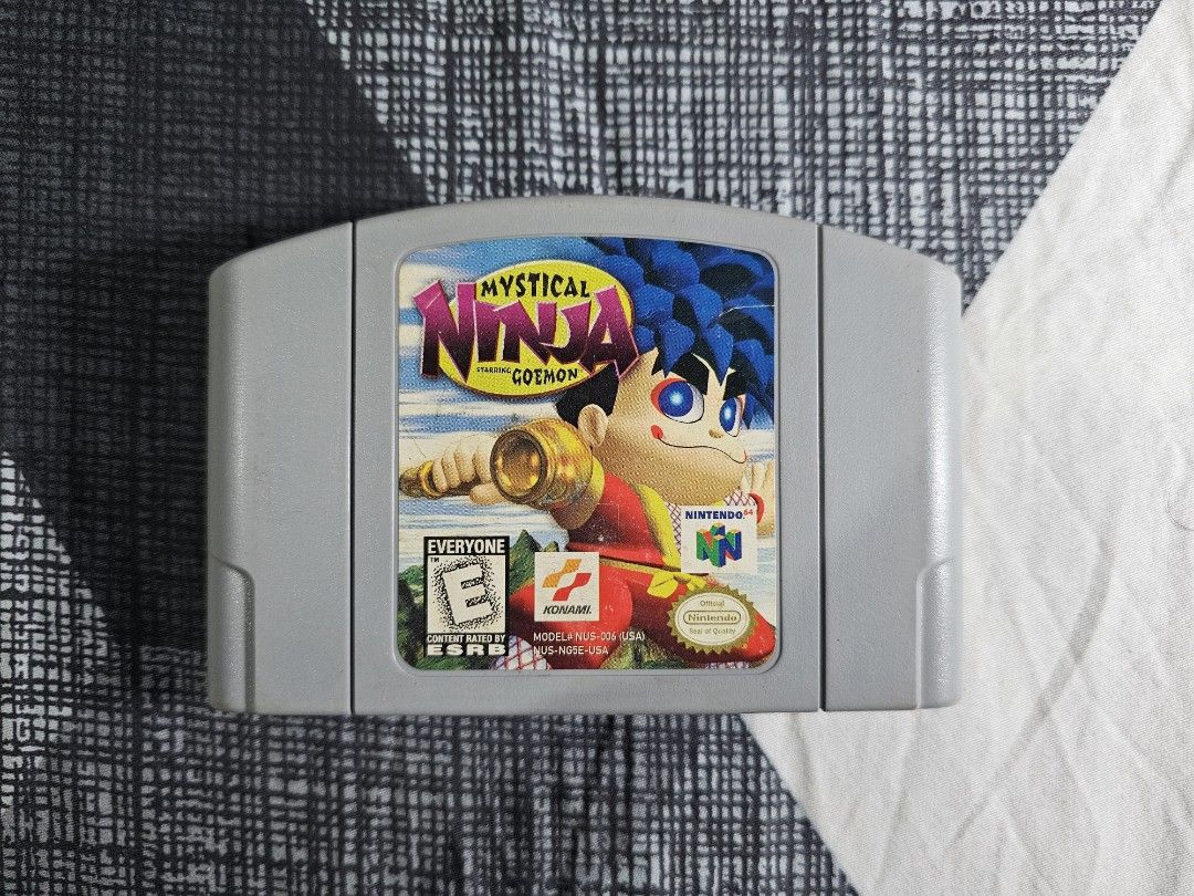 Mystical Ninja Starring Goemon for N64 (Category: Nintendo) located in Angeles City. Submitted by press_start (Listing ID 1365871899, Image 1). Description: For sale Mystical Ninja Starring Goemon for Nintendo 64 These are 2nd hand items, manage your expectations. Tested working. Mode of Payment: GCash, Maya, BPI, GoTyme, Seabank Shipping: LBC, J&T.