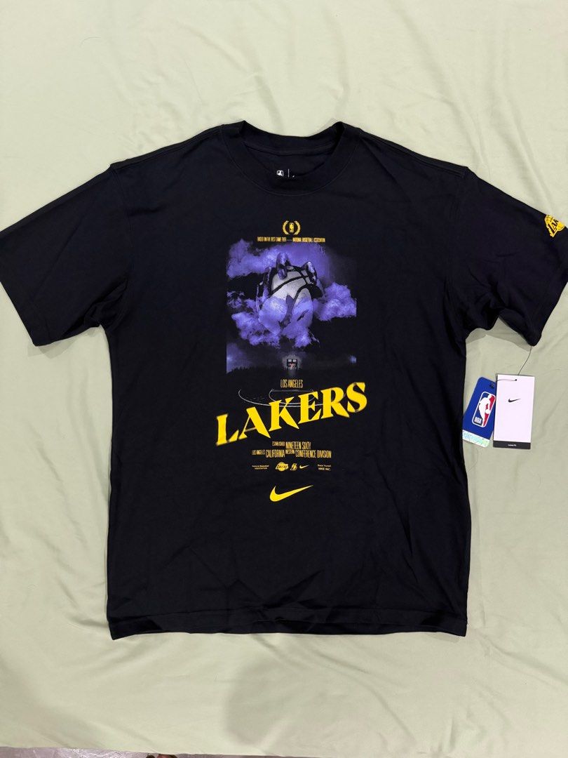 Nike Lakers Courtside Tshirt (Category: Tshirts & Polo Shirts ) located in Valenzuela. Submitted by decluttrr (Listing ID 1365947700, Image 1). Description: Brandnew with Tags Size: Small - Loose Fit Srp 1999 For sale for 999.