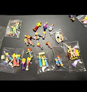 NOT A BUNDLE * Vintage POLLY POCKET MICRO FIGURES DOLLS Girls Female Male Animals