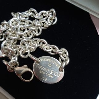 Original Tiffany & Co Oval Tag Necklace