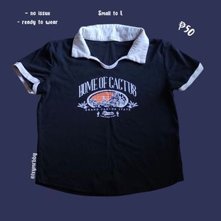 polo shirt with graphic design