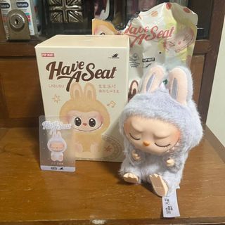 POPMART Authentic Original LABUBU V2 ‘Have A Seat’ - Zizi Figure Figurine Pendant Plush Keychain