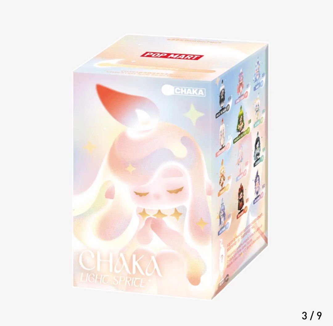 POPMART Chaka Light Sprite - Lightning (Category: Designer & Blind Box Toys) located in Manila. Submitted by eastview (Listing ID 1365917322, Image 2). Description: Sealed with box and card .