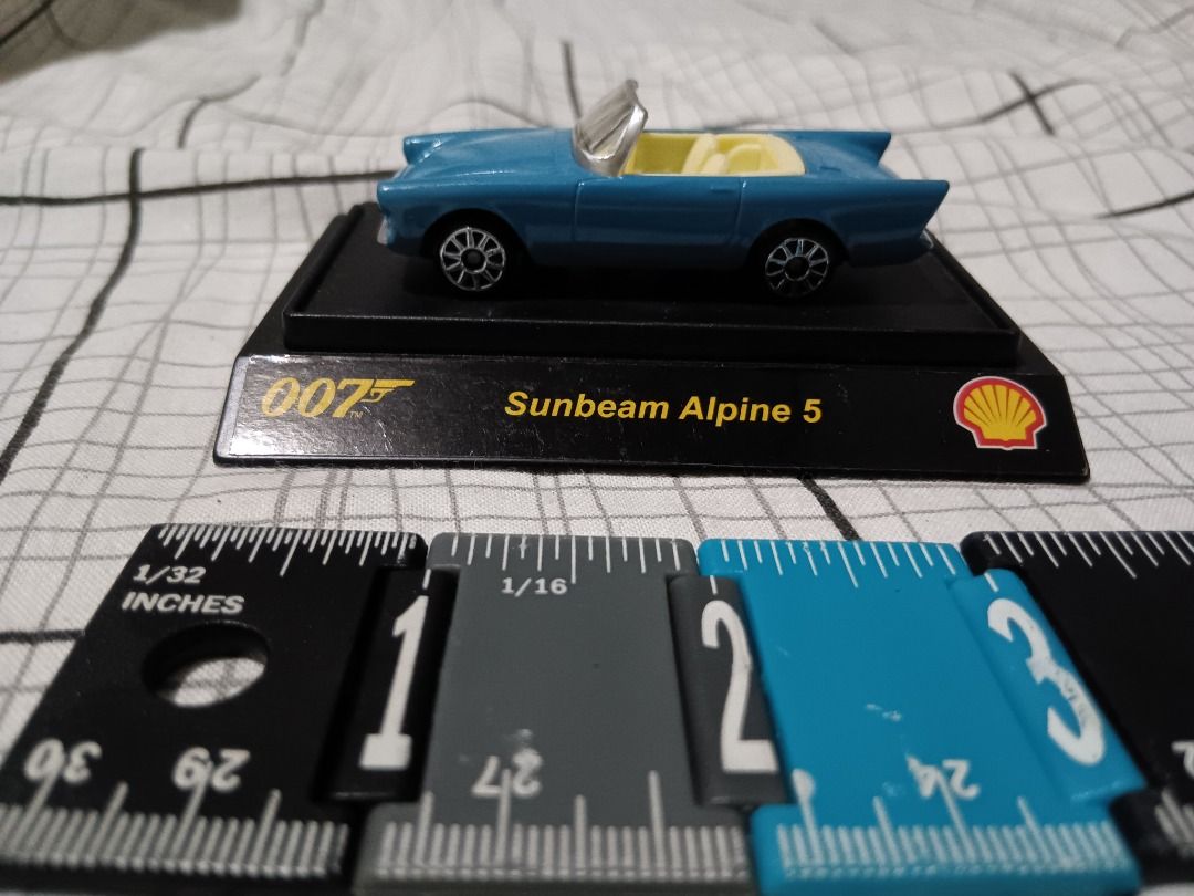 Shell Sunbeam Alpine 5 James Bond 007 Collectable Promo (Category: Vehicle & Diecast Models) located in Manila. Submitted by ugh_75 (Listing ID 1365878069, Image 1). Description: Vehicle Make Sunbeam Model Alpine 5 Modified Item No Material Diecast/plastic Theme James Bond Vehicle Type Spy Car Character Family Cars Brand Shell Classic.