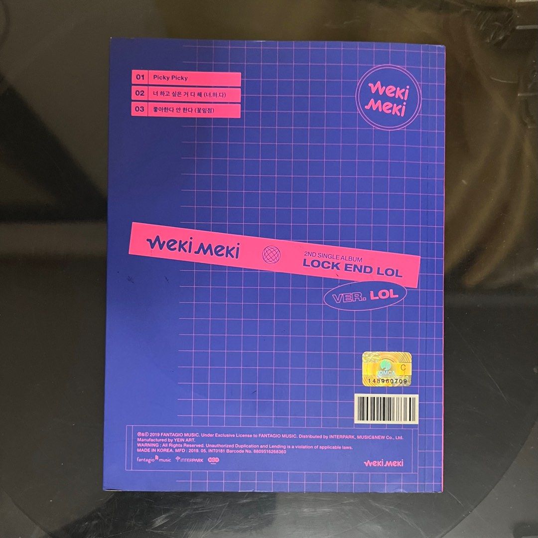 (SIGNED) Weki Meki - Lock End LOL (LOL ver.) (Category: K-Wave Merchandise) located in Caloocan City. Submitted by cheescuh (Listing ID 1365971099, Image 2). Description: Weki Meki - Lock End LOL (LOL ver.) - Mwave signed album - bought from GO in 2019 - inclusions: CD, sticker, ring, photocards (Rina, Suyeon) - CD never played RFS: not a fan anymore 🏷️ weme suyeon elly yoojung doyeon sei lua rina lucy ioi fantagio MOP: GCash, Maya, bank transfe