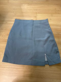 Skirt 開叉藍色短裙629748219517451111