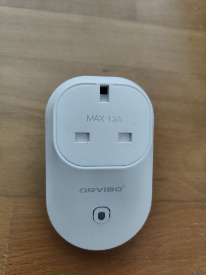 Smart socket (Category: Entertainment Systems & Smart Home Devices) located in Singapore. Submitted by catchacorp (Listing ID 1365894232, Image 1). Description: Set a lamp to turn on at 7pm and off at 11pm... or a fan at 11pm to 4am. I personally set it to turn my TV at 11.30pm in case I fall sleep in front of it to save on my electricity bills Orbivo Smarthome socket allows you to control the power to an appliance or device remotely using a smar