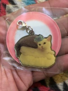 Sushi cat 2 metal charm
