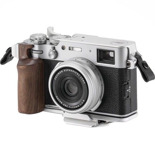 thumbnail image 2 of SmallRig X100VI / X100V Handgrip L-Shape Grip With Quick Release Plate For Arca, Lightweight Silicone Side Handle, Shutter Button And Hot Shoe Cover For FUJIFILM X100VI / X100V Cameras (Silver 2 of 11