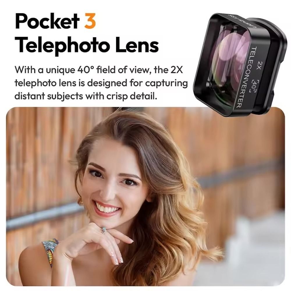 Ulanzi F35 C050 放大望远镜头 适用于 DJI Osmo Pocket 362863834972673112