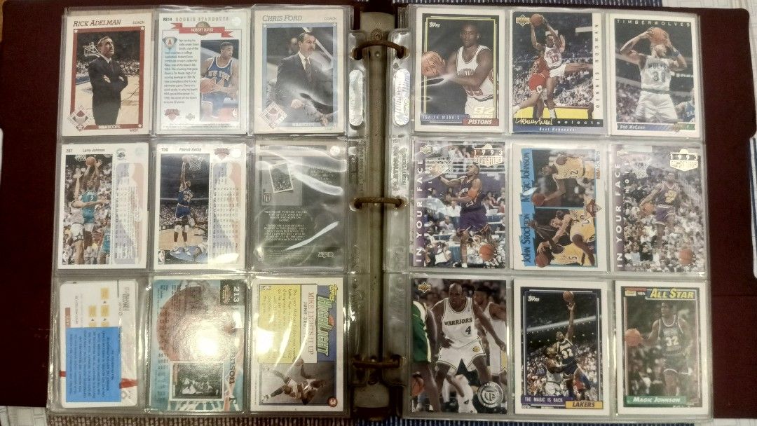 Vintage NBA Cards (Category: Raw Singles) located in Manila. Submitted by jgcg22 (Listing ID 1365984234, Image 3). Description: NBA Cards For Sale as set Take all for 8k including the book bind itself - Still Negotiable Pm for more details.