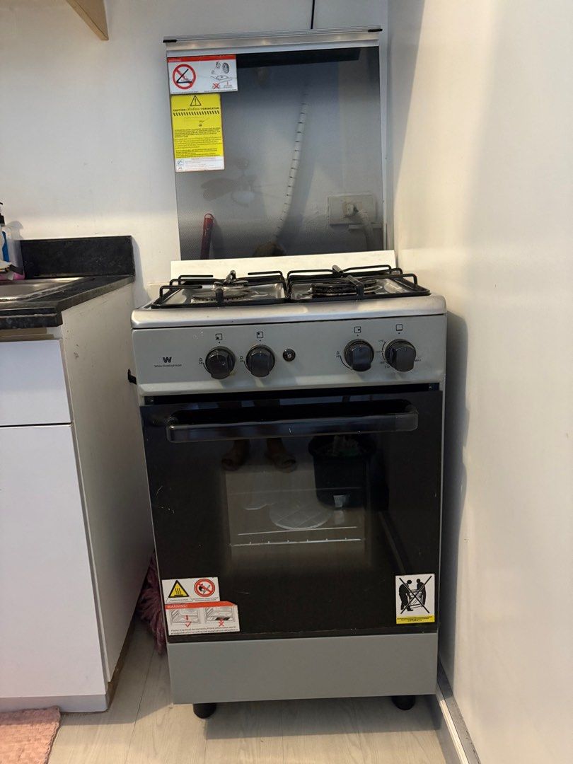 White Westing 3 Gas Burner with Oven (Category: Other Kitchen Appliances) located in Las Pinas. Submitted by bubblesmarble (Listing ID 1365978017, Image 2). Description: RFS upgrade.