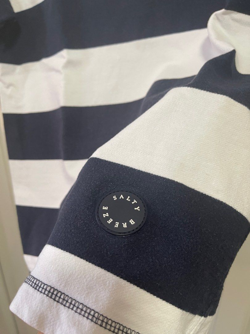 Zara Striped Tshirt (navy blue and white) (Category: Tshirts & Polo Shirts ) located in Cabanatuan. Submitted by jrawrrr (Listing ID 1365913057, Image 3). Description: Zara Striped Tshirt (navy blue and white) W19 L27 Like new. No issues Rfs: too small for me.