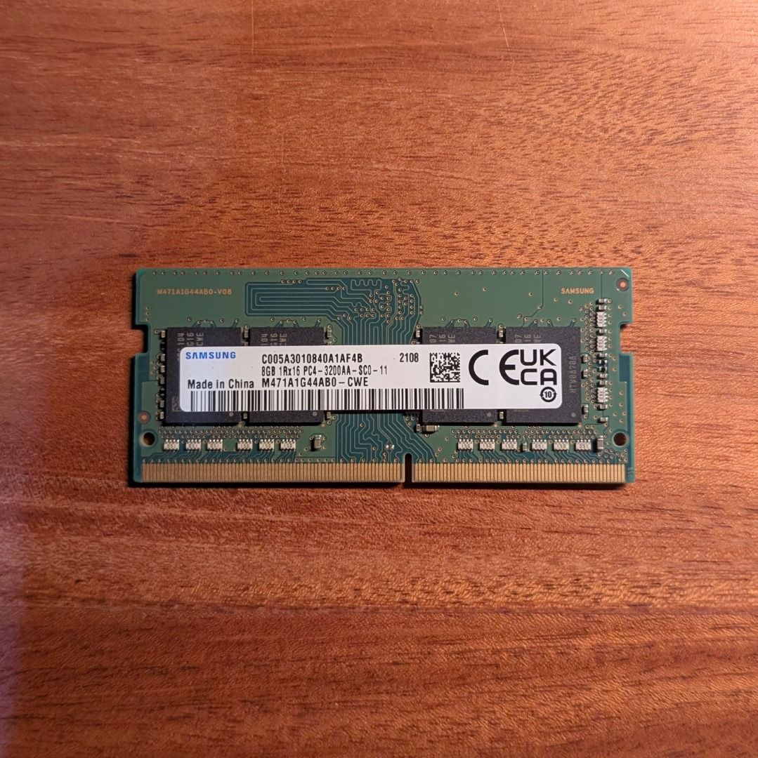 16GB RAM DDR4 2x8GB (Category: Computer Parts) located in Mapandan. Submitted by salababet (Listing ID 1366105172, Image 3). Description: Selling: 16GB RAM 2x8GB Samsung 8gb 3200 Mhz Teamgroup 8gb 3200 Mhz Negotiable RFS: upgraded to 32gb .