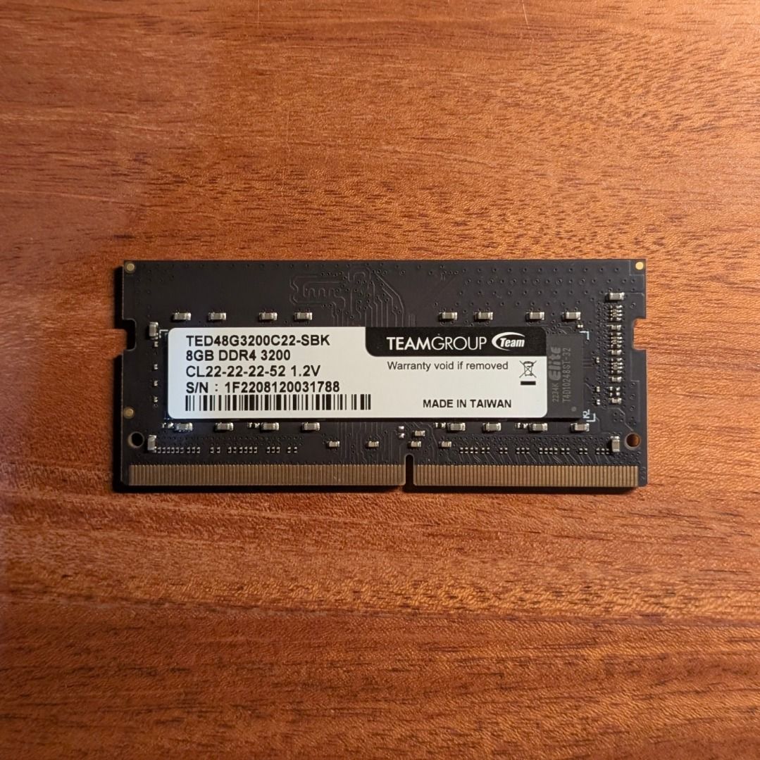 16GB RAM DDR4 2x8GB (Category: Computer Parts) located in Mapandan. Submitted by salababet (Listing ID 1366105172, Image 2). Description: Selling: 16GB RAM 2x8GB Samsung 8gb 3200 Mhz Teamgroup 8gb 3200 Mhz Negotiable RFS: upgraded to 32gb .