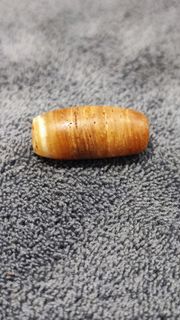 3000-year-old valley civilization, coiled silk agate bead, suitable for academic research based on age, size: 21x9.7mm64241448830595110