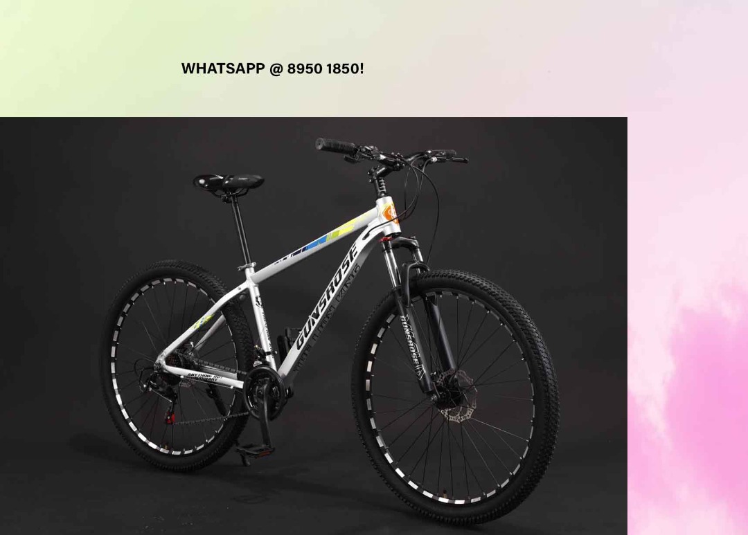29 inch 21 Speeds Gunsrose Aluminium Frame [Silver] Lockable Suspension ...