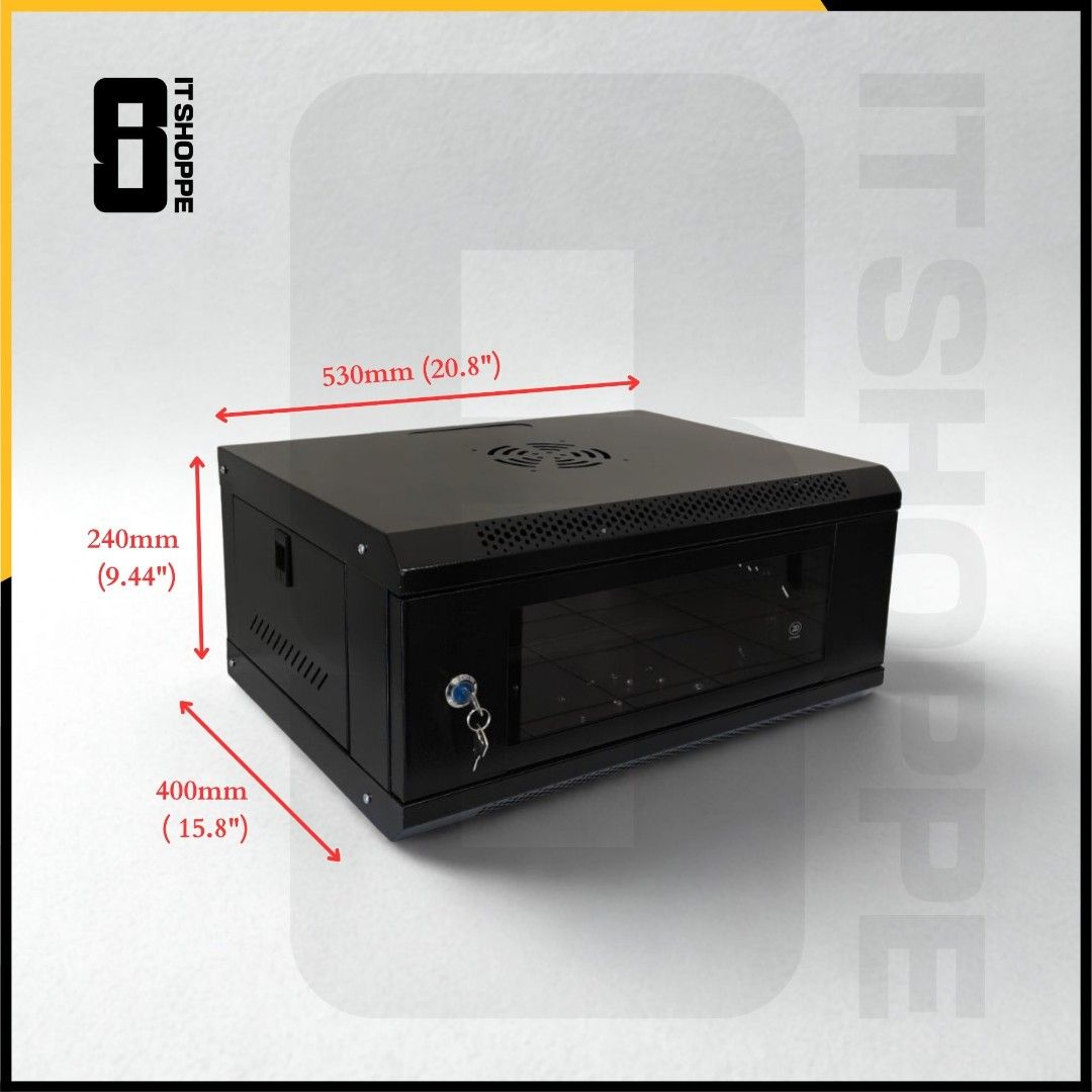 4U data Cabinet with shelf and fan (Category: Networking) located in Manila. Submitted by jasonsee1031906 (Listing ID 1366067601, Image 2). Description: 4u data cabinet with shelf and fan included Very low price. Very good quality One stop CCTV and Network shop. Inquire now.