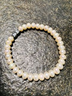 珍珠手鍊 bracelet， 100% real pearl64208540723713110
