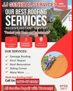 Affordable Professional Expert Roof Repair Roofing  House Painting Welding Welder Tile Sitter Tubero Plumbing Services.