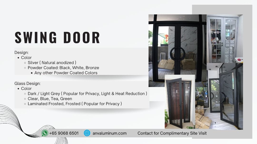 Aluminium Swing Door62863075598467111