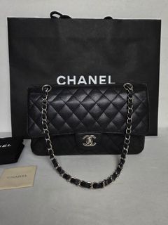 Authentic Chanel Medium Caviar SHw