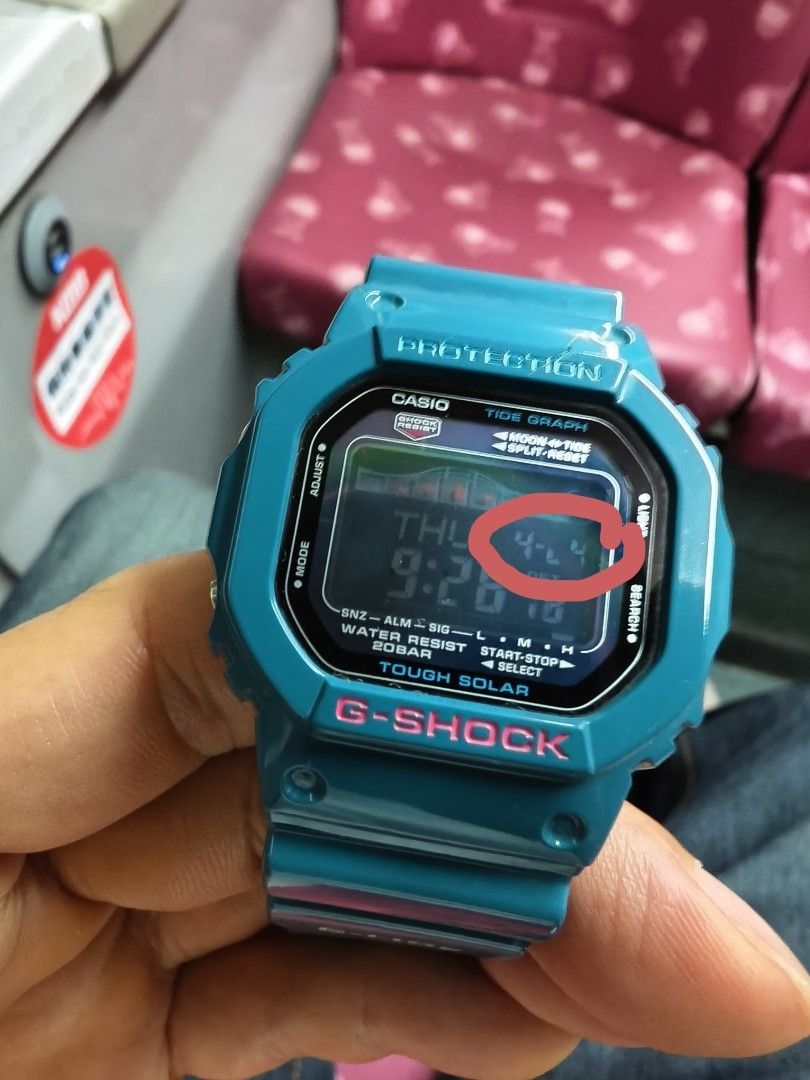Casio （分類：手錶）位於 Hong Kong。 由 chorkeikei 提交（商品編號 1364249137，圖片 3）。簡介： 崩左一處.日期顯示少咗幾劃 .。