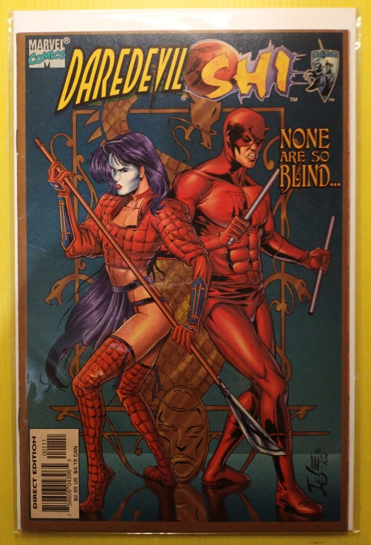 Daredevil / Shi Limited Series (Category: Comics & Manga) located in Marikina City. Submitted by ferdzramos3691 (Listing ID 1366116206, Image 2). Description: Selling this 2 Issue Limited Crossover Series between Marvel Comics Daredevil The Man without Fear and Crusade Comics Shi (complete set) Daredevil / Shi #1 Part 1 - "Blind Faith", written by Christopher Golden, Peter Gutierez, Thomas Sniegoski and William Tucci, illustrated by Jamal Igle wi
