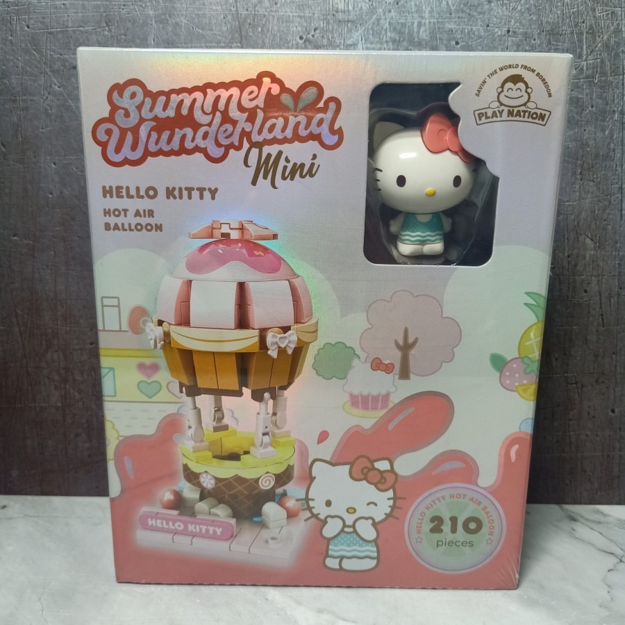 Figure Diorama Sanrio Character Hello Kitty Summer Wonderland Hot Air