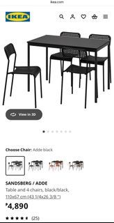 Ikea dining table set